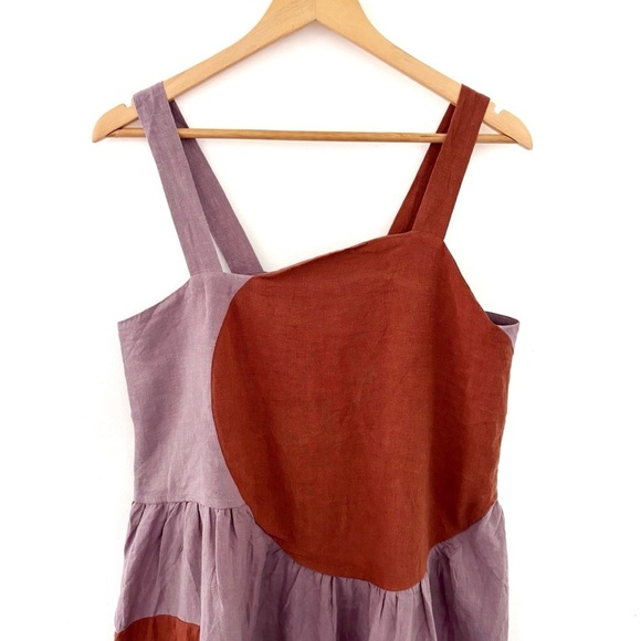Correll Correll | Olka Linen Dress Copper Grape Size Small - Picture 7 of 11